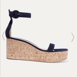 Gianvito Rossi BRAND NEW Camoscio Denim Sandal